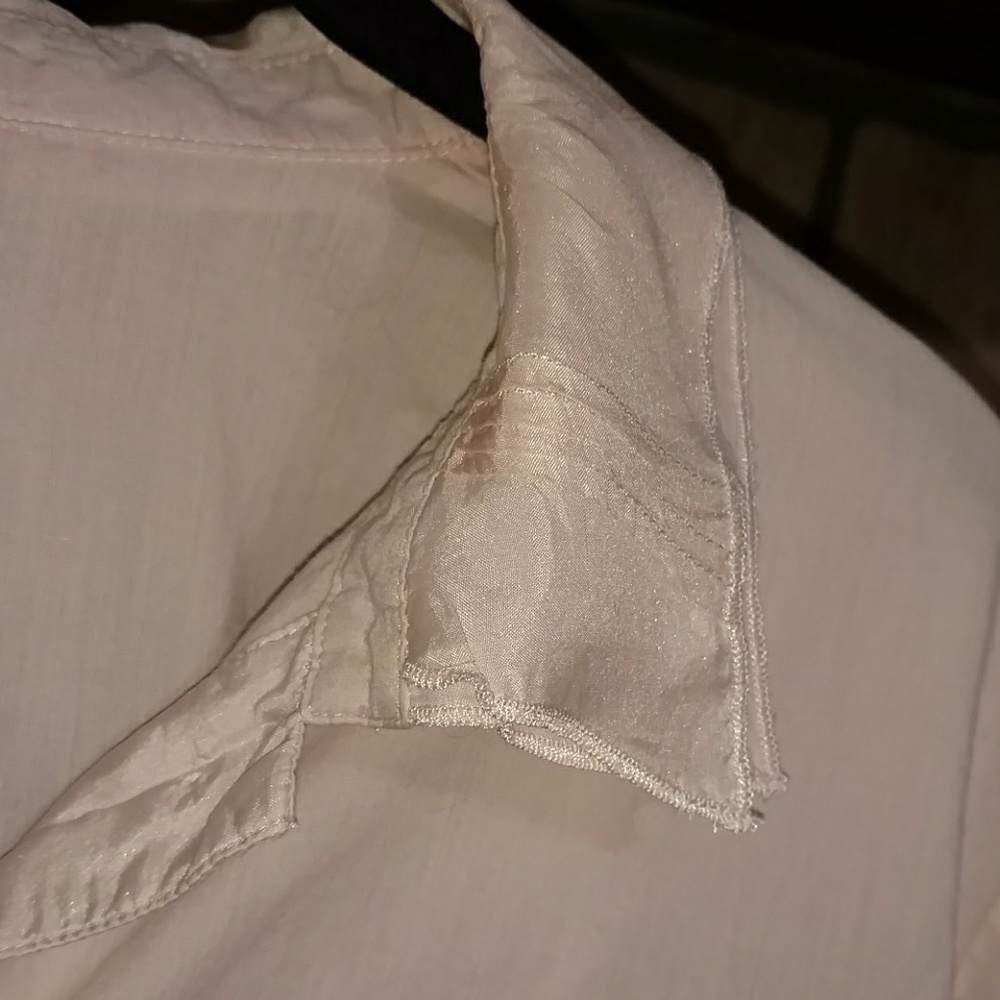 J.Jill Pink Button Down Size Medium - image 4